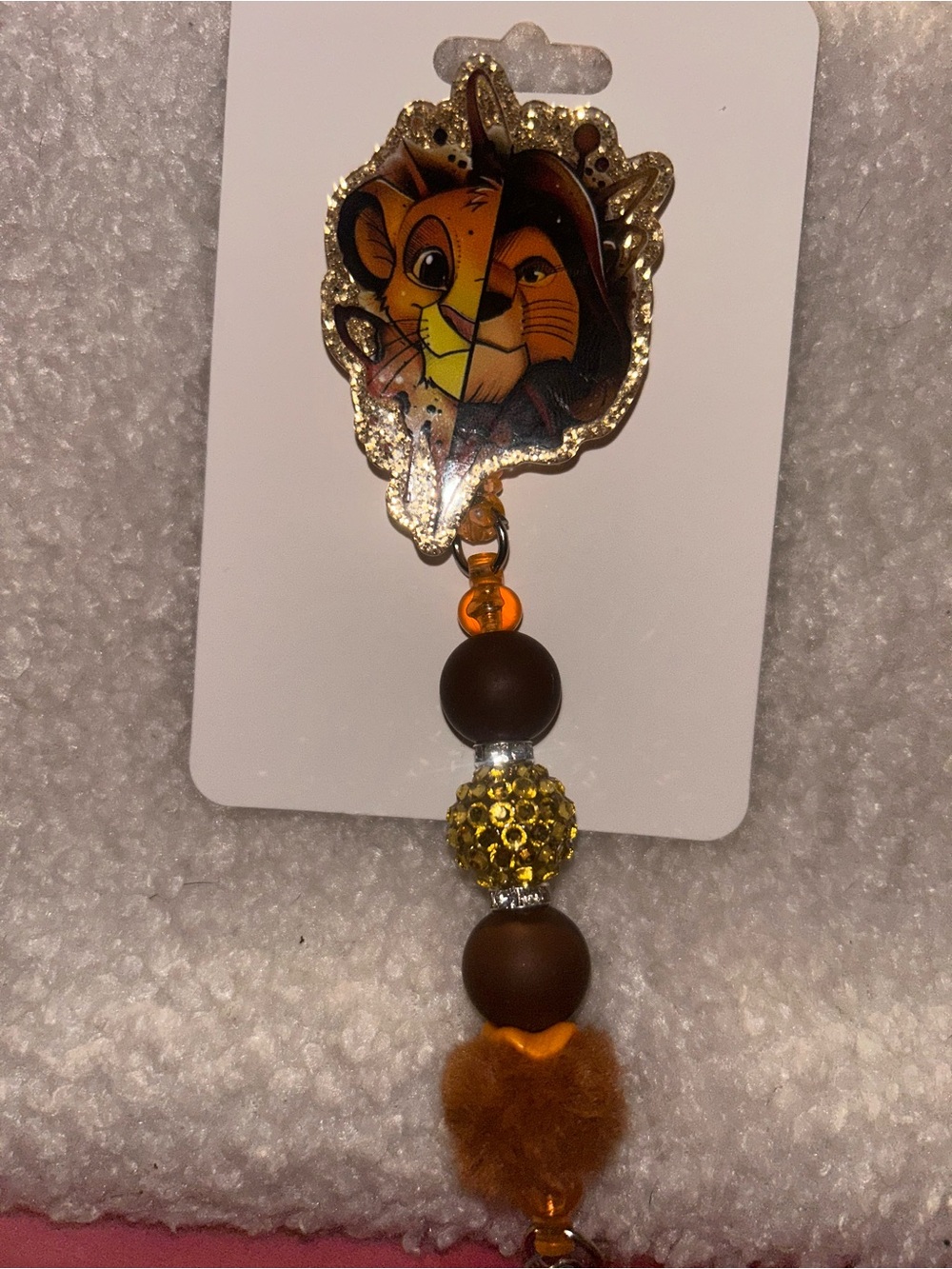 Lion king badge reel